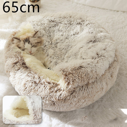 2-in-1 Plush SuperSoft Pet Bed for Dogs & Cats - GFMR TradeWorks