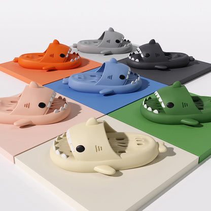 Shark Slippers with Drain Holes — Unisex Quick-Drying Pool & Beach Slides - GFMR TradeWorks