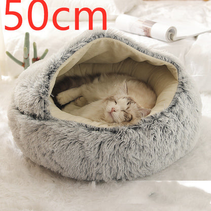 2-in-1 Plush SuperSoft Pet Bed for Dogs & Cats - GFMR TradeWorks