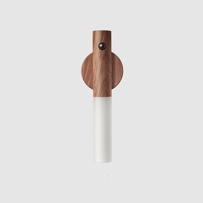 Magnetic Wooden Motion Sensor Night Light – Elegant USB Wall Lamp for Cabinets, Corridors, and More - GFMR TradeWorks