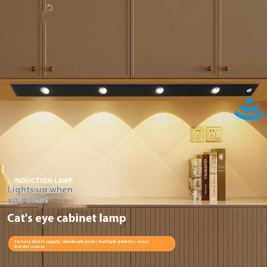LED Motion Sensor Cabinet Light – Rechargeable, Wireless, Warm & White Light Modes