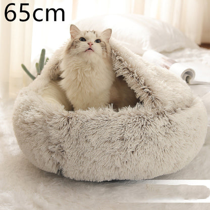 2-in-1 Plush SuperSoft Pet Bed for Dogs & Cats - GFMR TradeWorks