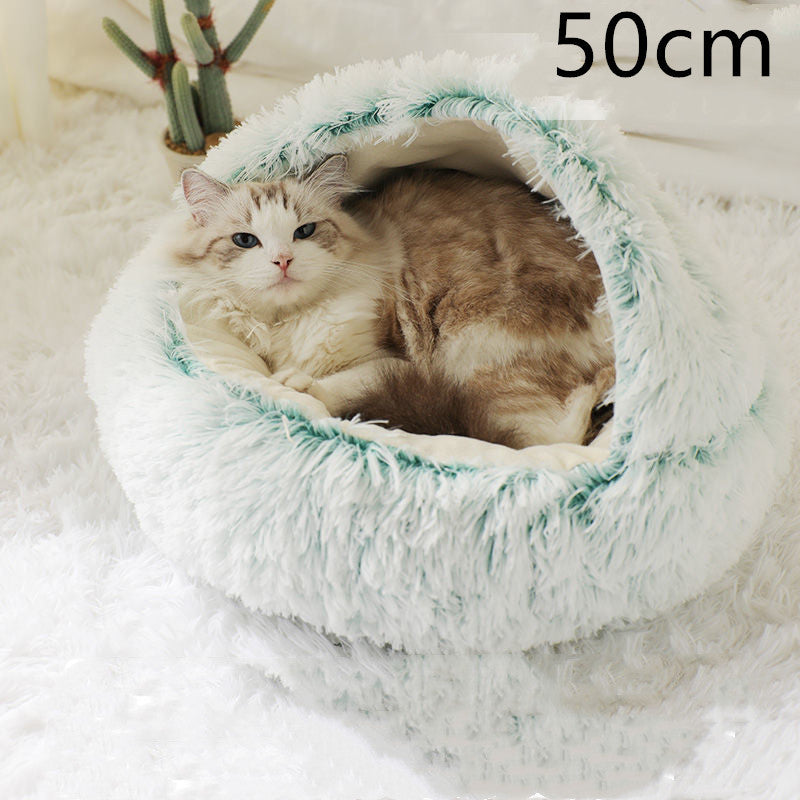2-in-1 Plush SuperSoft Pet Bed for Dogs & Cats - GFMR TradeWorks