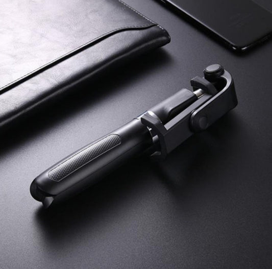Universal Bluetooth Selfie Stick & Tripod - Live Streaming Ready with Adjustable Triangle Bracket - GFMR TradeWorks