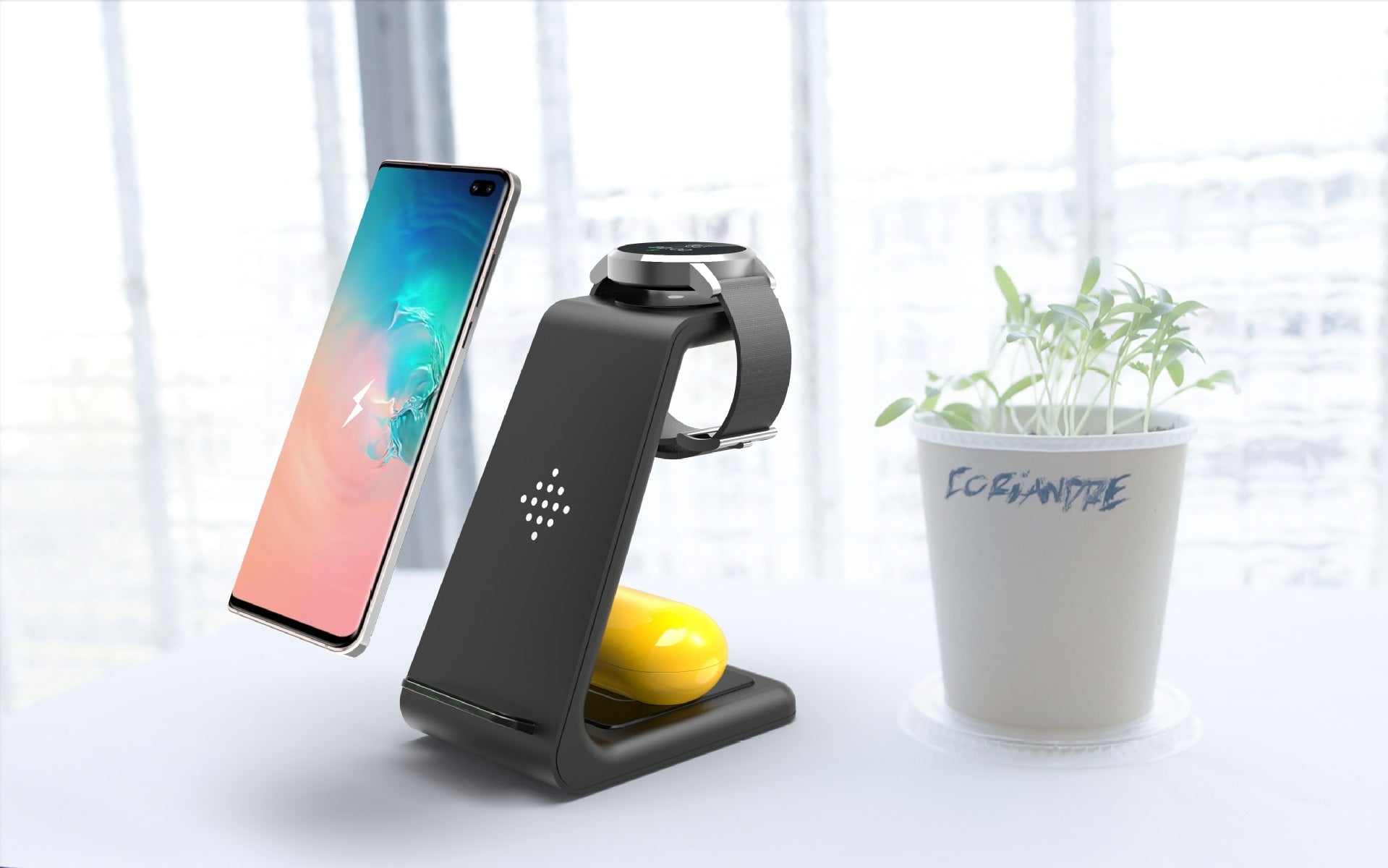 3-in-1 Wireless Charging Station – Fast Charge, Sleek Design, All-in-One Convenience! - GFMR TradeWorks