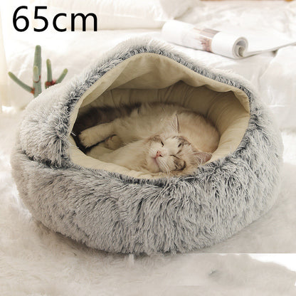 2-in-1 Plush SuperSoft Pet Bed for Dogs & Cats - GFMR TradeWorks