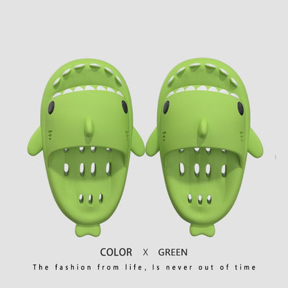 Shark Slippers with Drain Holes — Unisex Quick-Drying Pool & Beach Slides - GFMR TradeWorks