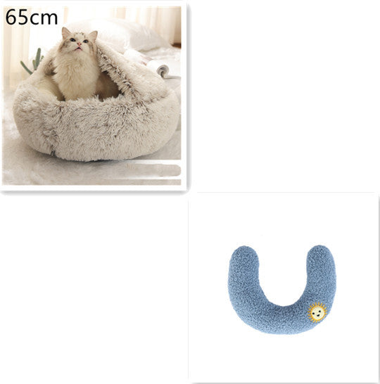 2-in-1 Plush SuperSoft Pet Bed for Dogs & Cats - GFMR TradeWorks