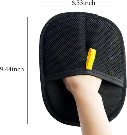 Dual-Action Pet Hair Removal Glove – Groom & De-Shed in Seconds!