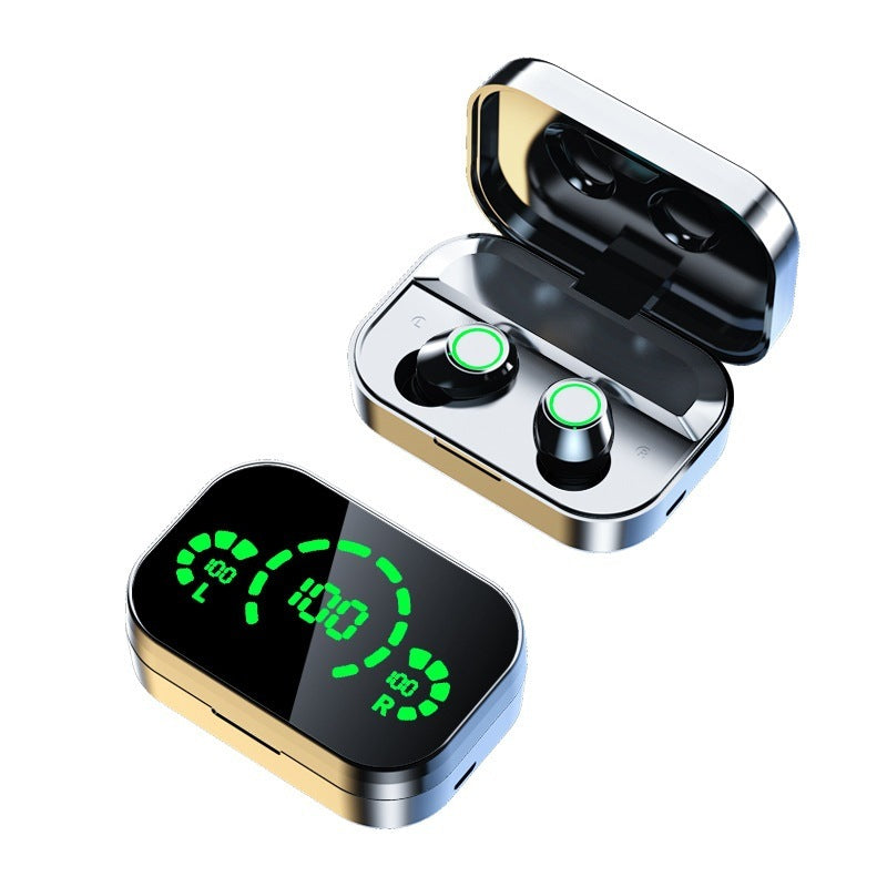 Wireless Bluetooth-compatible Headset TWS Large Screen Smart Digital Display In Ear Breathing Light - GFMR TradeWorks