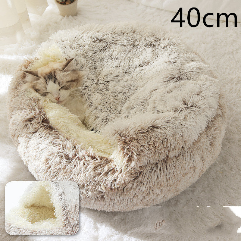 2-in-1 Plush SuperSoft Pet Bed for Dogs & Cats - GFMR TradeWorks