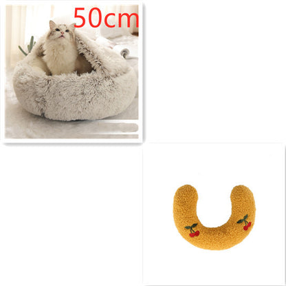 2-in-1 Plush SuperSoft Pet Bed for Dogs & Cats - GFMR TradeWorks