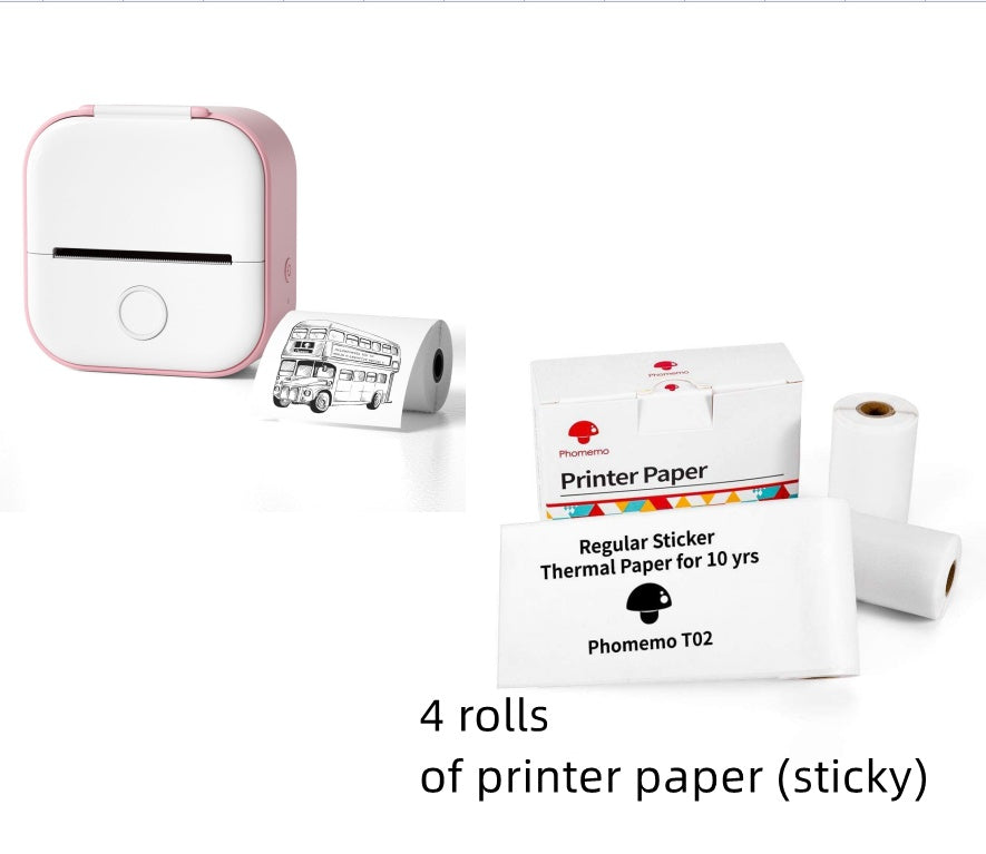 Pocket-Sized Bluetooth Thermal Printer – Print Labels & Photos Instantly!