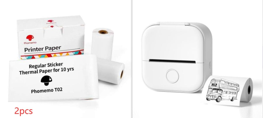 Pocket-Sized Bluetooth Thermal Printer – Print Labels & Photos Instantly!