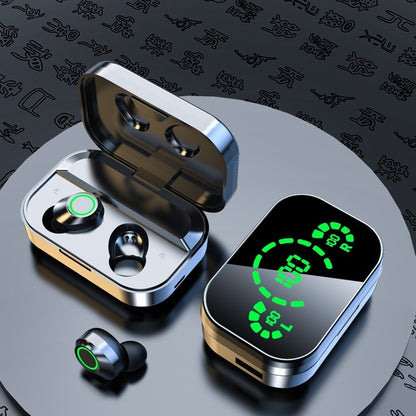 Wireless Bluetooth-compatible Headset TWS Large Screen Smart Digital Display In Ear Breathing Light - GFMR TradeWorks