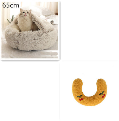 2-in-1 Plush SuperSoft Pet Bed for Dogs & Cats - GFMR TradeWorks