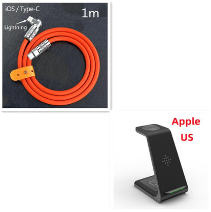 3-in-1 Wireless Charging Station – Fast Charge, Sleek Design, All-in-One Convenience! - GFMR TradeWorks