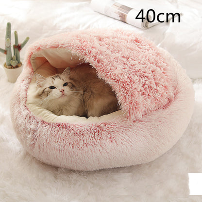 2-in-1 Plush SuperSoft Pet Bed for Dogs & Cats - GFMR TradeWorks