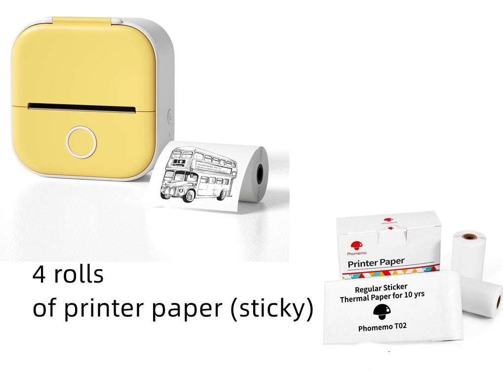 Pocket-Sized Bluetooth Thermal Printer – Print Labels & Photos Instantly!