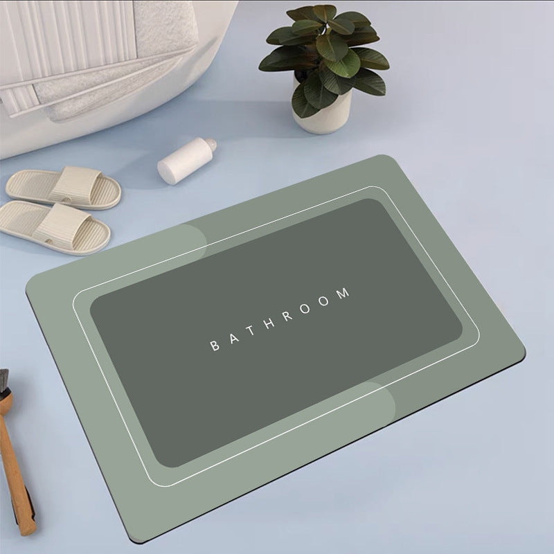 Quick-Dry Bathroom Mat for Instant Comfort and Clean Floors