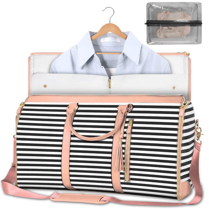 Large Capacity Foldable Travel Duffle Bag — Women’s Waterproof Handbag & Suit Tote - GFMR TradeWorks