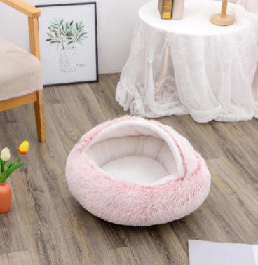 2-in-1 Plush SuperSoft Pet Bed for Dogs & Cats - GFMR TradeWorks