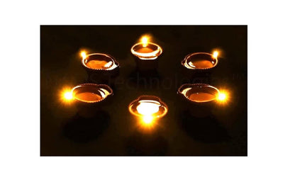 Smokeless LED Water Sensor Diyas – Bright, Safe & Eco-Friendly Glow