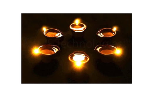Smokeless LED Water Sensor Diyas – Bright, Safe & Eco-Friendly Glow