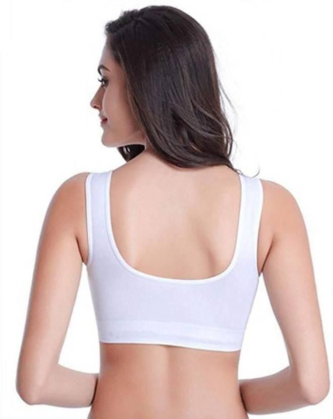Women’s Ultra Comfort Air Bra | Seamless Cotton Support for Everyday Comfort, Work & Lounge Wear (Pack of 3)