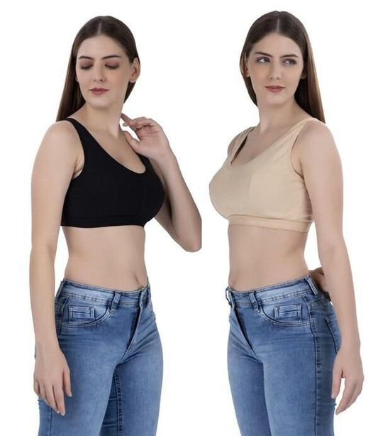Women’s Ultra Comfort Air Bra | Seamless Cotton Support for Everyday Comfort, Work & Lounge Wear (Pack of 3)