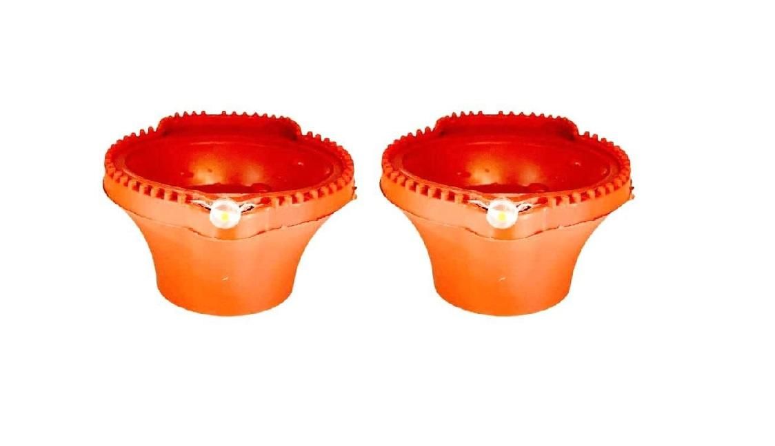 Smokeless LED Water Sensor Diyas – Bright, Safe & Eco-Friendly Glow