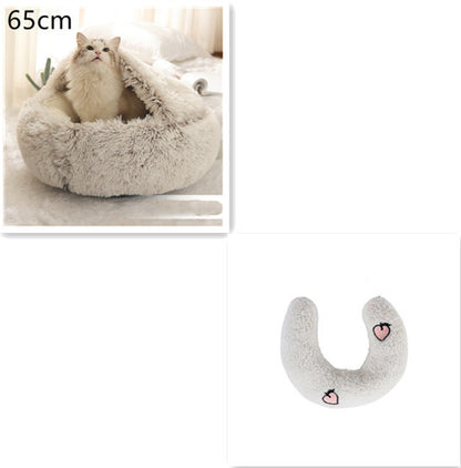 2-in-1 Plush SuperSoft Pet Bed for Dogs & Cats - GFMR TradeWorks