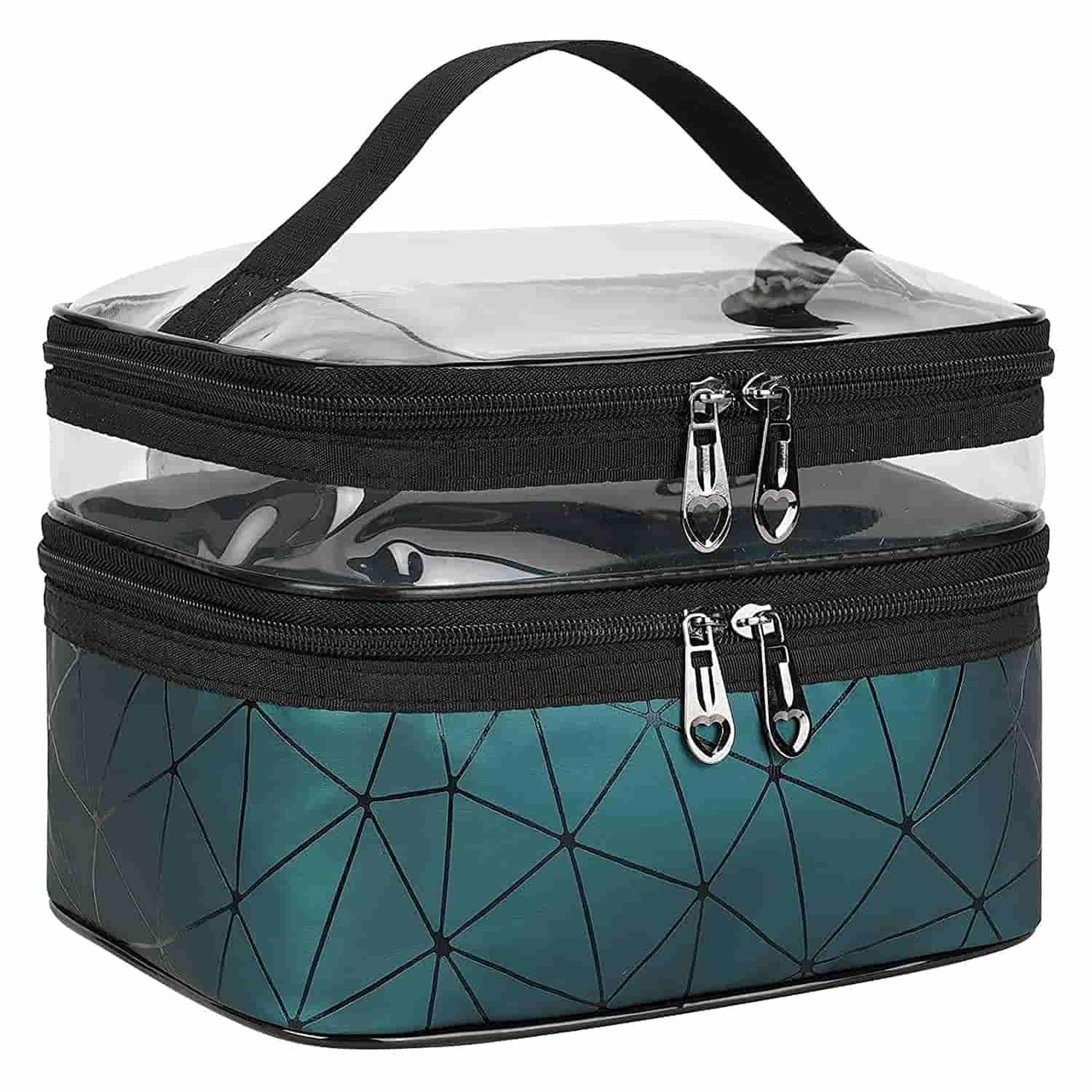 2-Layer Premium Travel Kit Bag | Waterproof Organiser for Cosmetics, Medicines, Makeup & Essentials