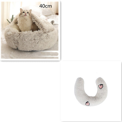 2-in-1 Plush SuperSoft Pet Bed for Dogs & Cats - GFMR TradeWorks