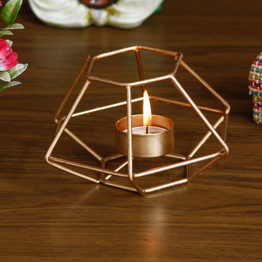 Decorative Handcrafted Metal Tea Light Holder – Elegant Festive & Home Décor Accent