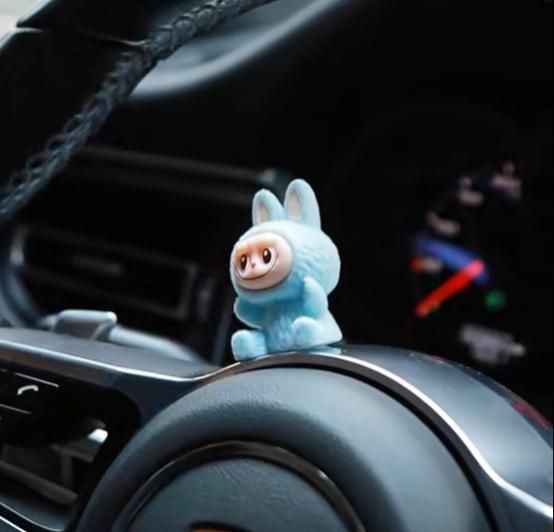 Premium Labubu Mini Figures | Cute Car Dashboard Figure & Multi-Use Décor for Car, Desk & Home (Pack of 4)