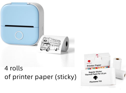 Pocket-Sized Bluetooth Thermal Printer – Print Labels & Photos Instantly!