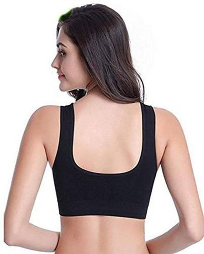 Women’s Ultra Comfort Air Bra | Seamless Cotton Support for Everyday Comfort, Work & Lounge Wear (Pack of 3)