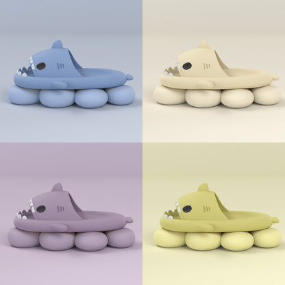 Funny Shark Cartoon Adult Slippers - Indoor & Outdoor Comfort - GFMR TradeWorks