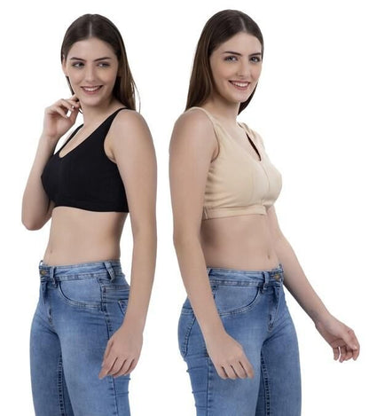 Women’s Ultra Comfort Air Bra | Seamless Cotton Support for Everyday Comfort, Work & Lounge Wear (Pack of 3)