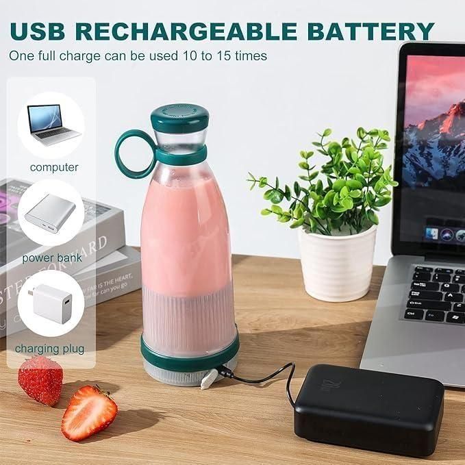 Portable Mini Blender – Travel-Ready USB Juicer for Fresh Drinks Anywhere
