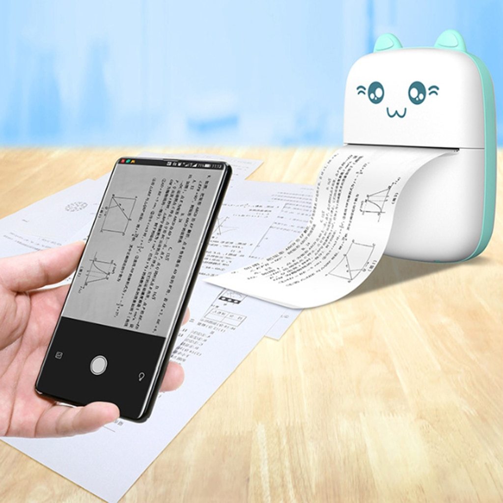 Mini Portable Bluetooth & WiFi Printer – Instant Photo, Note & Error Label Printing for Students! - GFMR TradeWorks