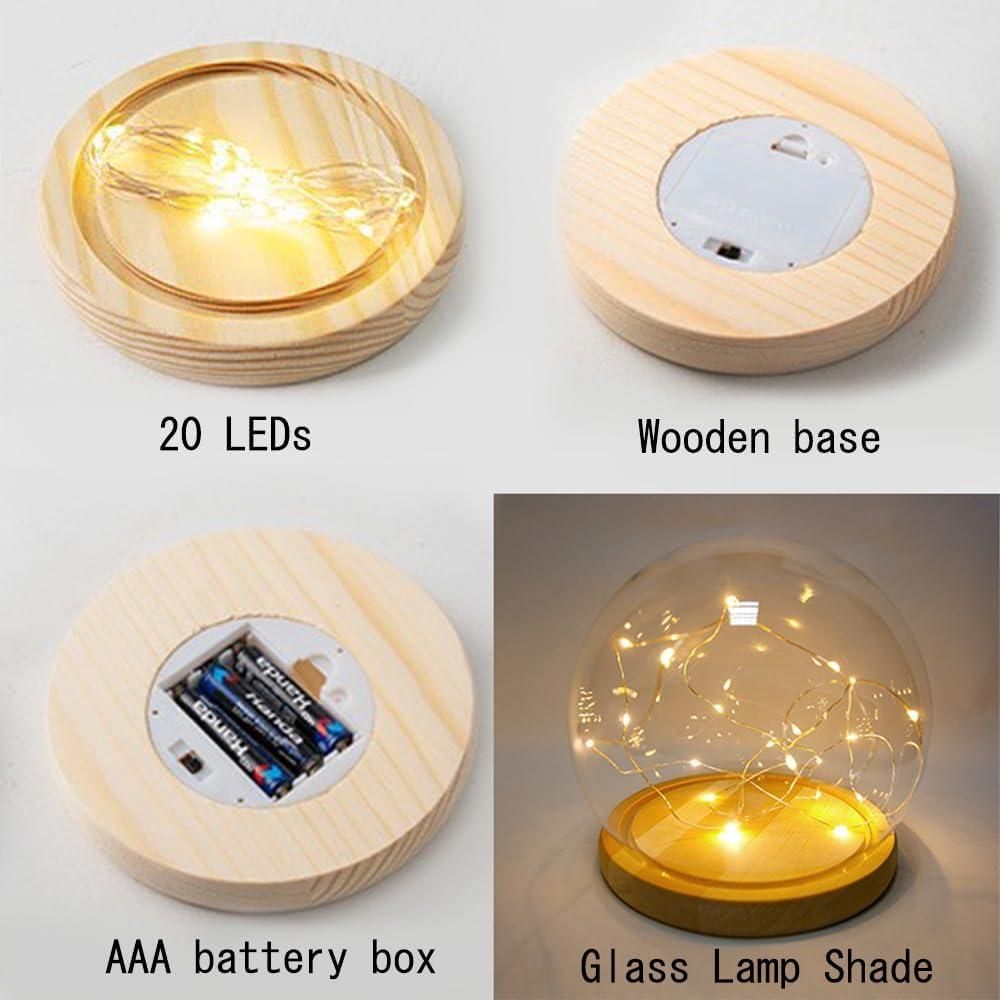 Round Tulip Touch Lamp – Decorative Night Light for Home, Festival & Gifting