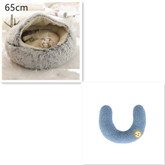 2-in-1 Plush SuperSoft Pet Bed for Dogs & Cats - GFMR TradeWorks