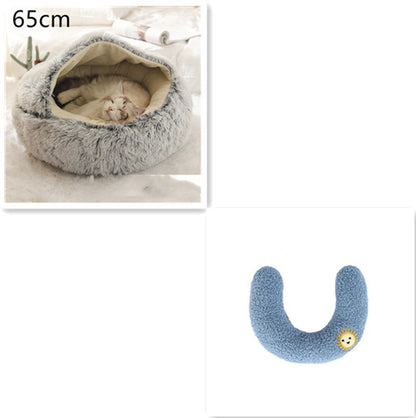 2-in-1 Plush SuperSoft Pet Bed for Dogs & Cats - GFMR TradeWorks