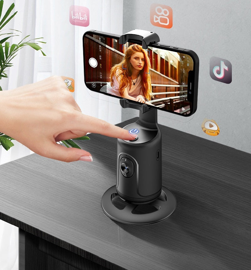 360° AI Auto Face Tracking Gimbal – Smart Vlogging & Live Streaming Stabilizer - GFMR TradeWorks