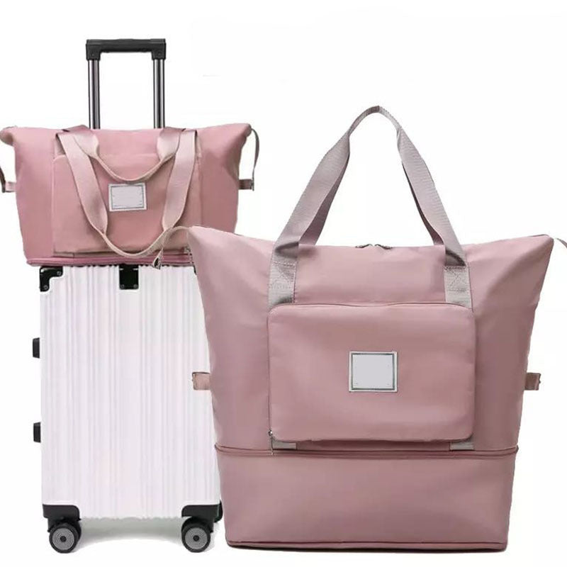Waterproof Foldable Travel Bag — Large Capacity Gym & Weekender Tote for Women - GFMR TradeWorks