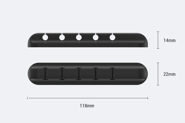 Multi-Cable Silicone Organizer – Tidy Up Your Desk & Secure Your Cables in Style - GFMR TradeWorks