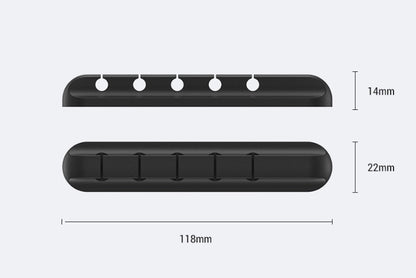 Multi-Cable Silicone Organizer – Tidy Up Your Desk & Secure Your Cables in Style - GFMR TradeWorks