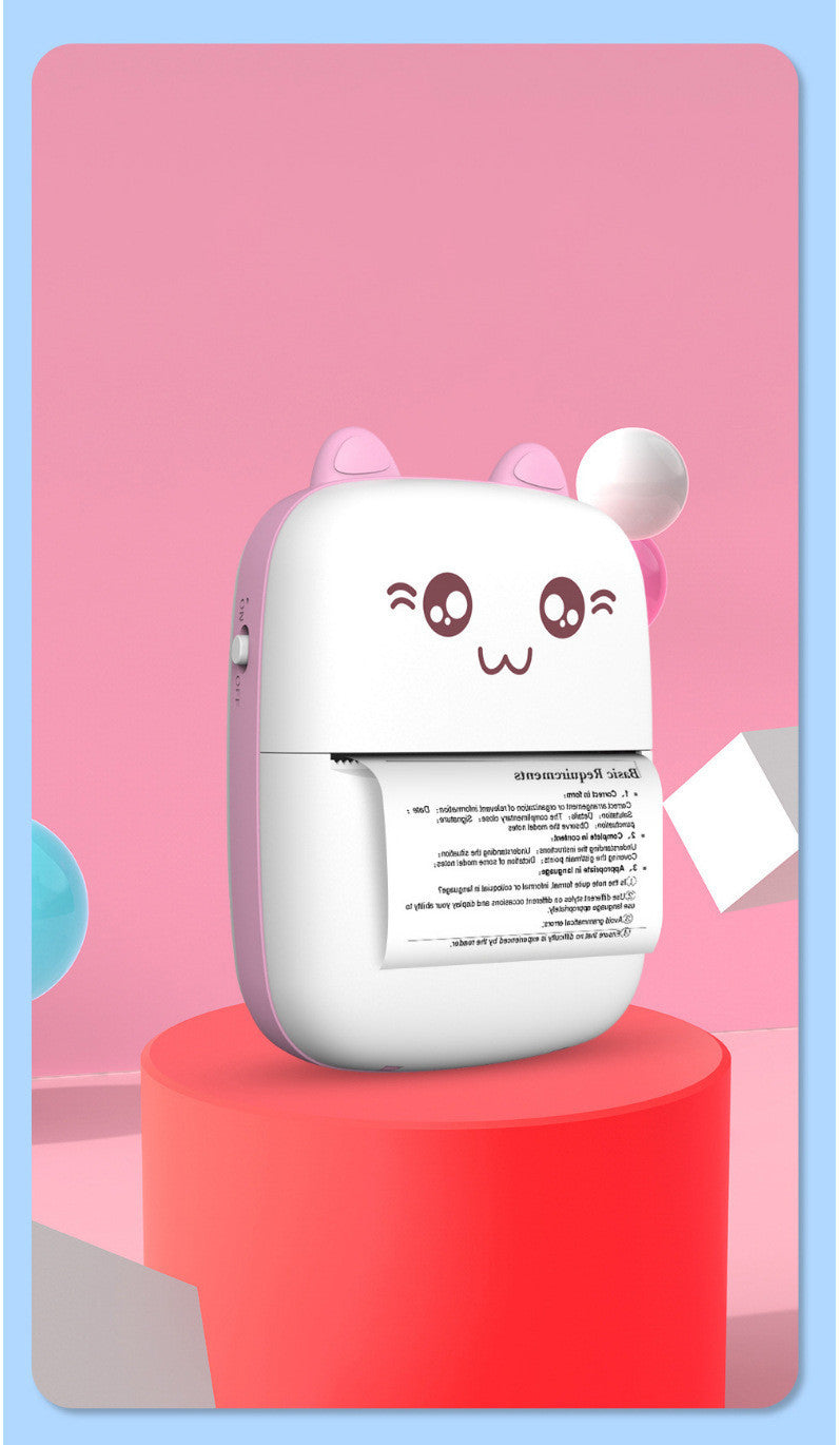 Mini Portable Bluetooth & WiFi Printer – Instant Photo, Note & Error Label Printing for Students! - GFMR TradeWorks